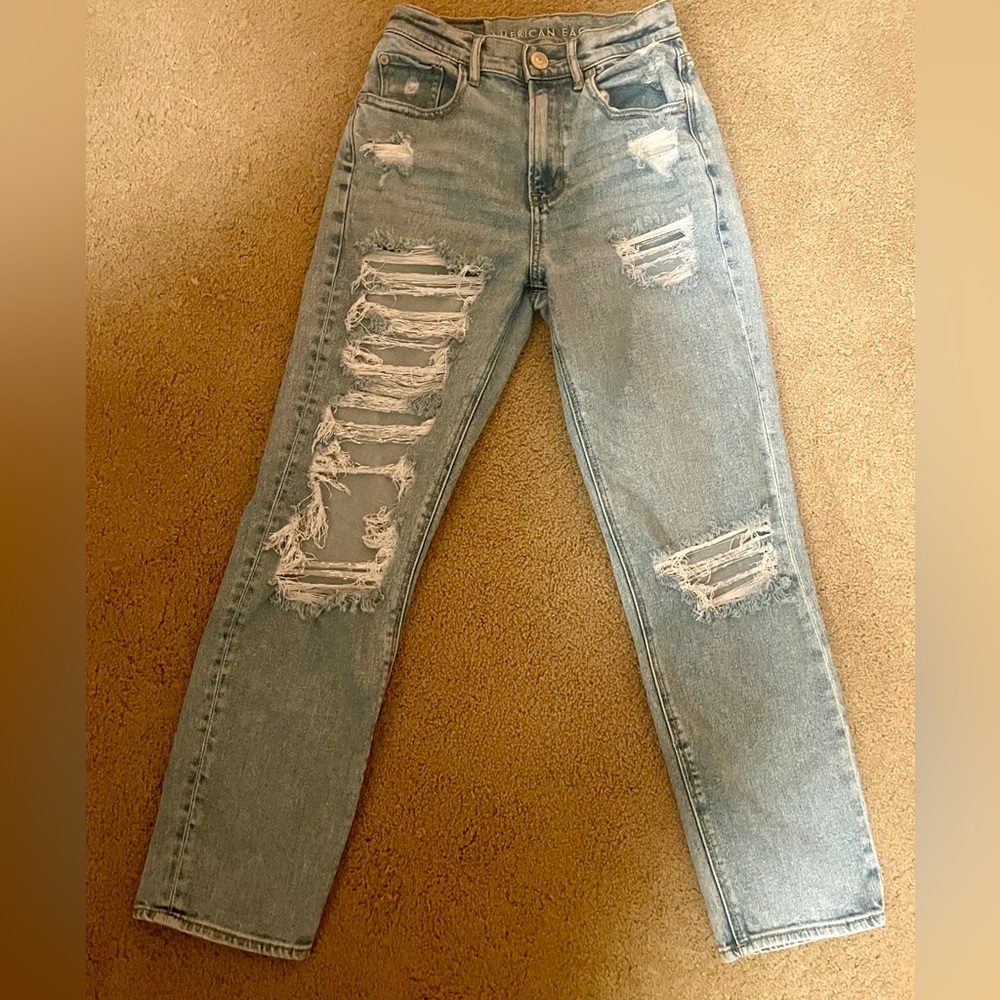 American Eagle | Highest Rise 90’s Boyfriend Jeans | Size 00 Regular